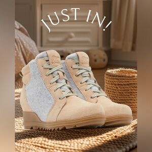 COPY - Sorel Evie Ceramic Natural Ankle Lace Wedge Bootie
Boots Shoes Sneakers …